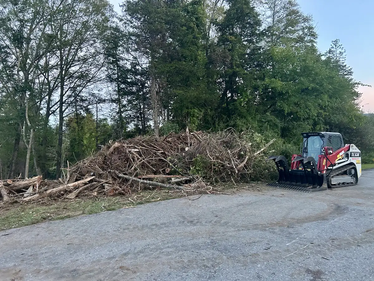 Land clearing and grading project in Dutchess County