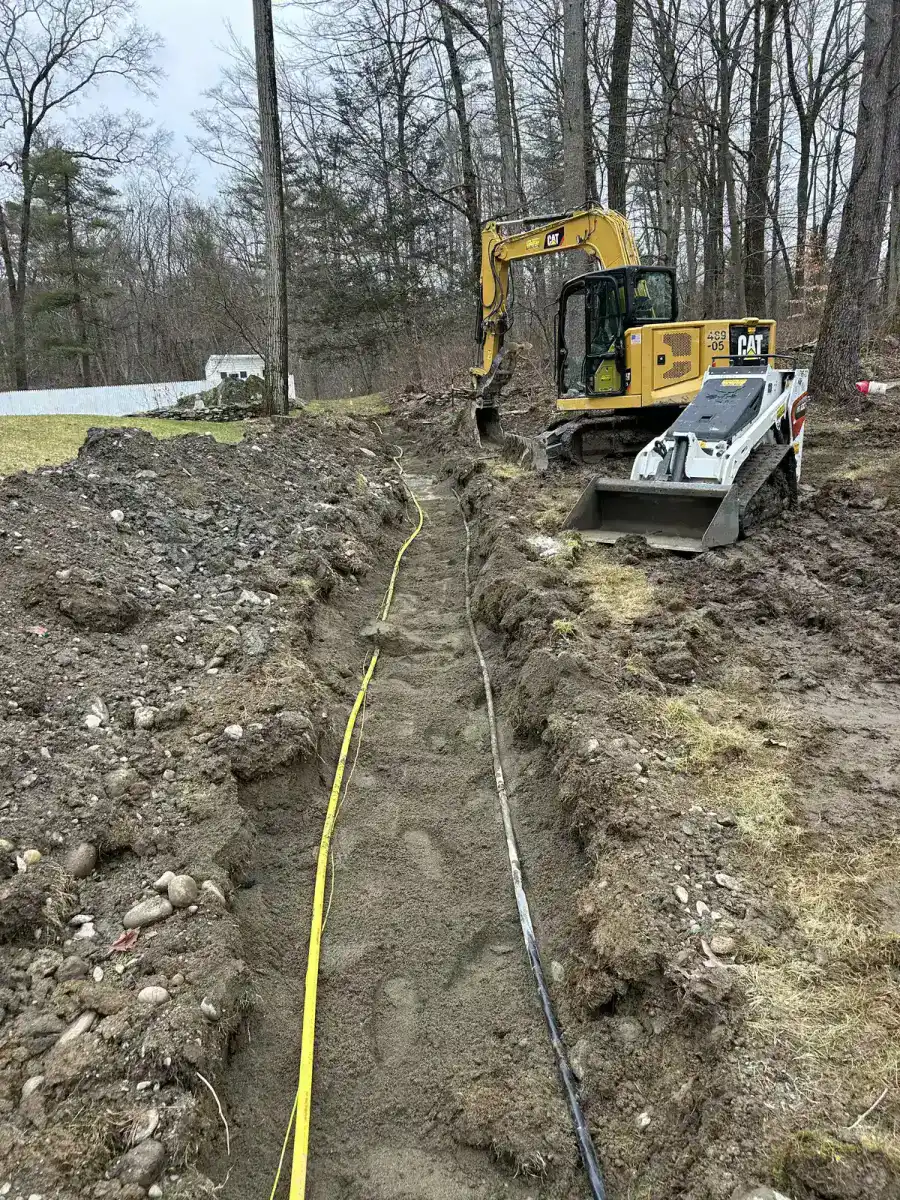 Propane tank installation site preparation